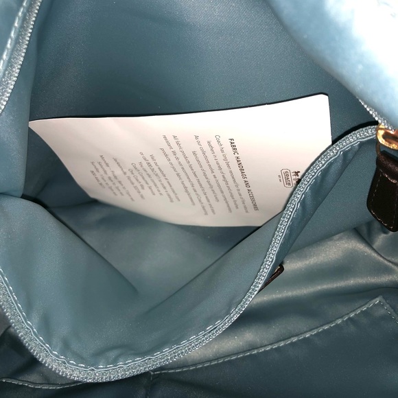 Authentic Coach Rare Kristin Linen Bag Style #16817 - Picture 13 of 15